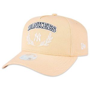 NEW ERA 9FORTY WOMAN YANKEES -  PEACH/WHITE LOGO