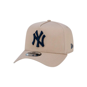 NEW ERA 9FORTY - BEIGE/NAVY LOGO
